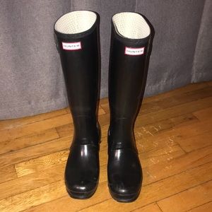Tall Hunter rain boots